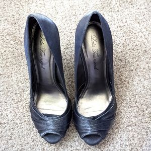 Lulu Townsend peep toe platform stiletto heels